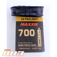 Maxxis Tube Bicycle Inner Tube 700C 23-32 Valve 60Mm