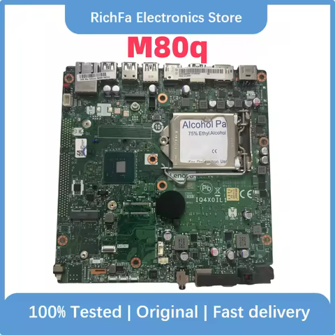 Original used For Lenovo ThinkCentre M80q Desktop Motherboard IQ4X0IL1 NM-C621 5B20U54371 Q470 Origi