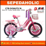 E-Katalog- Sepeda Anak Perempuan Bnb Donuts Ukuran 16 Inch Keranjang