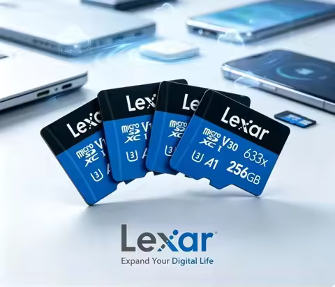 Lexar Original 633x High-Performance Memory Card UHS-I microSDHC microSDXC BLUE Series 32GB 64GB 128
