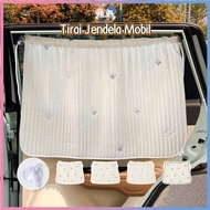 ​​Hannei​​ Portable Car Curtain Anti-UV Sunshield Baby Car Window Curtain