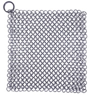 Cast Iron Cleaner, Premium 316 Stainless Steel Cast Iron Skillet Chainmail Scrubber for Cast Iron Pa