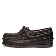 Sebago Schooner Waterproof Boat Shoes - Leather Moccasins for Men Featuring 360-Degree Rawhide Lacin