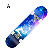 🛹winmax Skateboard🛹Fashion Double Rocker Skateboard Skateboard Surf Skate Professional 80cm 4 Wheels