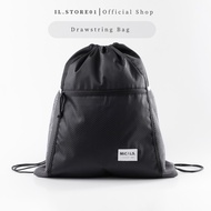 IL.STORE01 - Drawstring Bag Black Backpack