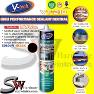 V-Tech 300ML VT-210 High Performance Sealant 100% Neutral Silicone VT210 (Translucent/White/Black/Gr