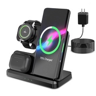 Brifit Samsung เครื่องชาร์จไร้สาย 3 ใน 1 สถานีชาร์จแบบเหนี่ยวนำพร้อม Galaxy Watch 6/6 Classic/5/5 Pr