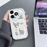 YBD Cute Wave Phone Case for Infinix ITEL RS4 S24 ITEL S667LN Tecno Spark 10 Pro Spark 10 10C KI5q K