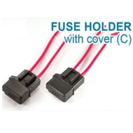 Fuse Holder Black 12V/24V