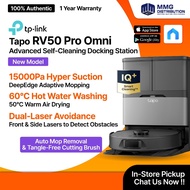 Tp-Link Tapo RV50 Pro Omni Robot Vacuum | 15000Pa Hyper Suction | Dual Laser Avoidance