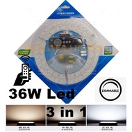 36W/48W/72W Daylight/Warmwhite/Coolwhite Circular LED ring disc with magnetic/Replace round fluoresc