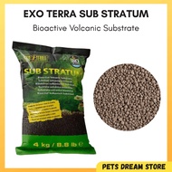 Exo Terra Natural Bioactive Volcanic Substrate Soil Sub Stratum Frog Soil plant growth terrarium dra