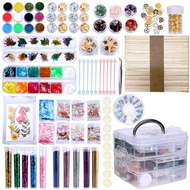 Tairui diy Tool Set Crystal Epoxy Handmade Filler Glitter Sequins Nail Glue Filler
