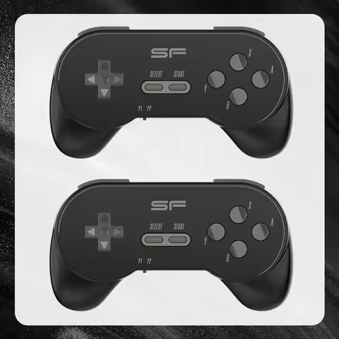 2.4G Wireless Game Controller for DATA FROG SF2000 3.5" Retro Handheld Game Console - 1/2PCS Gamepad