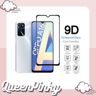 LAYAR HITAM Tempered Glass OPPO A16 - A74 4G - A74 5G - A54 Anti-Scratch Glass Full Screen List Blac