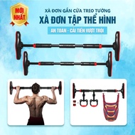 GYM BAR, MULTI-FUNCTIONAL DOOR MOUNTED WITH MANY EXERCISE POSITIONS, EFFECTIVE SUPPORT FOR HOME GYM