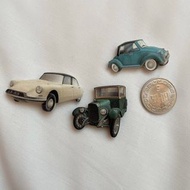 古董立體汽車冰箱磁鐵貼飾品 三個合售@c105
