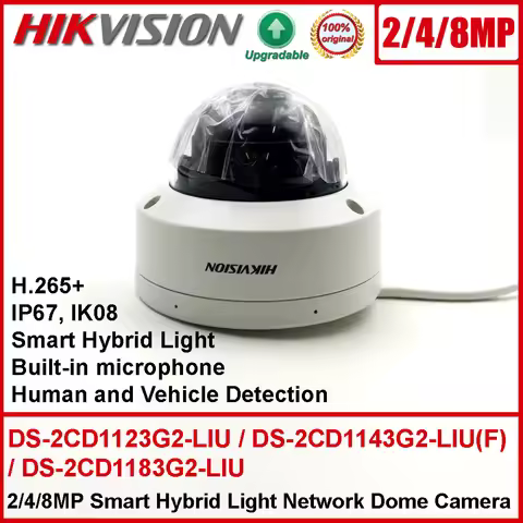 Hikvision DS-2CD1123G2-LIU DS-2CD1143G2-LIU DS-2CD1183G2-LIU IP67 IK08 Smart Hybrid Light Built-in M