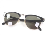 成色極佳 □ TOM FORD FORD TF0248 Henry Boston 鏡框太陽眼鏡，黑色金色，51□20-145，附原廠盒及眼鏡盒，義大利製造，男士款