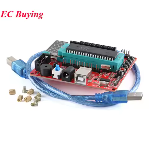 51 MCU Learning Development Board STC89C52 STC12C5A60S2 AVR Minimum System AT89S51 AT89S52 USB Downl