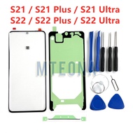 LCD Front Glass Panel For Samsung Galaxy S21 Plus S21 Ultra S22 Plus S22 Ultra S21 Display External Touch Screen Outer Lens