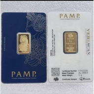 5g PAMP Lady Suisse or Classic Lady-Carbon Neutral Gold Bar – 24k Gold plated