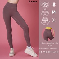 Gym and Yoga Clothes Hayla Light Brown Leggings
