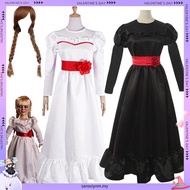 Annabelle Ghost Doll Cosplay Princess Dress - Halloween Costumes for Adults