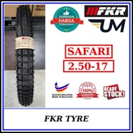 TAYAR FKR SAFARI X 70/100/17 TL 250X17 250 17 FKR TYRE TAYAR 17 SAFARI X Tube TUBETYPE TUBELESS TAYA