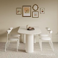 Light Table Dining Rectangular Board Household Restaurant Dining Table Rock Island Chair Table Simpl