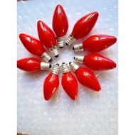 E12 Chili Candle Filament Bulb (10 Pc's)Praying Candle Bulb Sensor Light Bulb( 神台灯泡)Mentol Lampu