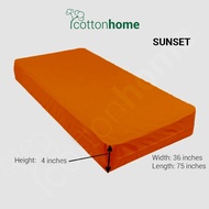 [Shop Malaysia] Mattress ZIP Cover : Single Size Plain: Foldable and Straight foam mattress