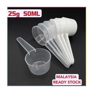 25g measuring spoon 50ml plastic spoon facial mask soft mask powder (Individual Packing)