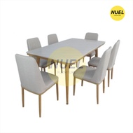 Real Marble Dining Table/Minimalist Dining Table Chair Set