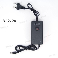 Universal Adjustable AC To DC Power Supply Adapter 3V-12V 2a 3V 5V 6V 9V 12V 1A 2A Power 220V To 12 