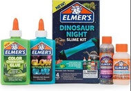 Elmer's Dinosaur Night Slime  / Fluffy Slime / Metallic Slime 