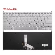 Acer Swift 5 SF313-51 SF514-54G SF514-55GT SF514-55T SF514-55TA N19H4 Silver backlight Keyboard