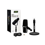 MV7+ Podcast Kit Podcast Microphone with Gator Desktop Microphone Stand ไมค์สำหรับบันทึกเสียง งาน Po