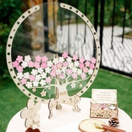 Customized Cherry blossom wedding guest book CHERRY BLOSSOM TREE Wedding Guest Book Alternative Cust