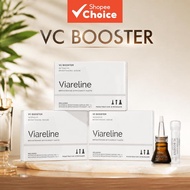 Viareline VC Booster Face Serum [3 Boxes Set] Whitening Vitamin C Essence Pore Minimizer & Hydrating