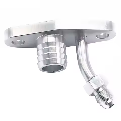 Premium Turbo Oil Feed Return Flange For TOYOTA CT9 CT12 CT20 CT26 4AN Feed With 20Mm Barb