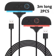 2 in 1 Dual Magnetic Charging Cable 3m PG-SW2119A Braided Charging Cable for Nintendo Switch 2 Joypa