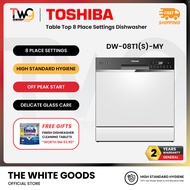 [FREE SHIPPING] Toshiba Counter Top Dish Washer With 7 Programme DW-08T1(S)-MY / Beko DTC36810S  洗碗机
