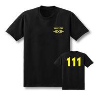 New Product Radiation 4 fallout 4 vault-tec 111 Shelter Short-Sleeved t-Shirt Men Loose Trendy