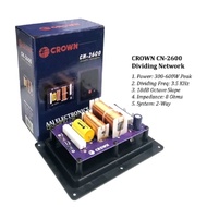 Crown CN-2600 dividing network 2-way 600w with terminal