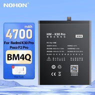 NOHON BM4Q Phone Battery for Xiaomi POCO F2 Pro 4700mAh Bateri For Redmi K30 Pro Batteries + Free To