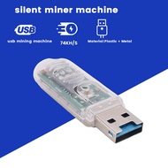 【Latest model】Lucky Miner V3 Silent Miner Machine Usb Mining Machine 74KH/S LV03 Mini Home Miner Mac