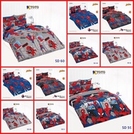 TOTO Bed Sheet Size 3.5/5/6 Feet (Including Duvet) Spiderman Pattern 2025 SD31 SD52 D59 SD60