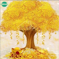 【HF】5D DIY Diamond Painting Full Drill With Money Tree Lucky and Fortune Tree For Home Decoration
