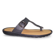 LET'S GO Men's Sandals 606 (Black x Almond)